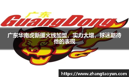 广东华南虎新援火线加盟，实力大增，球迷期待他的表现